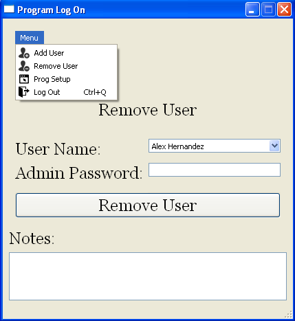 remove user